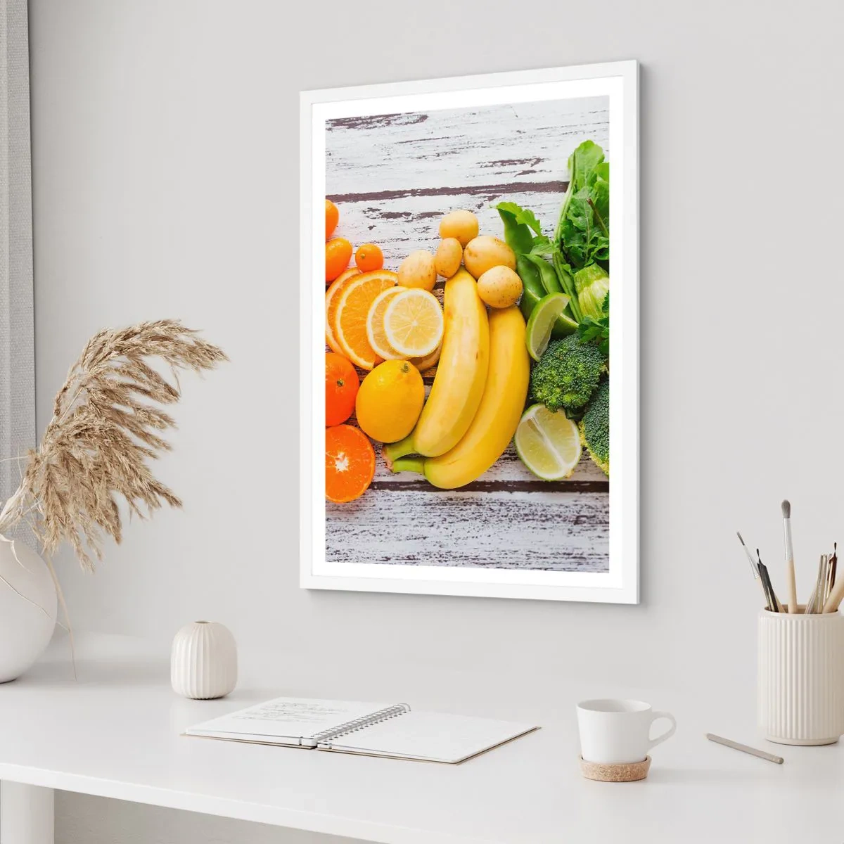 Poster în ramă albă - Nu este de ajuns? - 30x40 cm