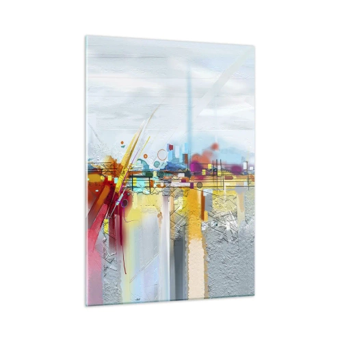 Tablou pe sticlă - Pod de bucurie peste râul vieții - 50x70 cm
