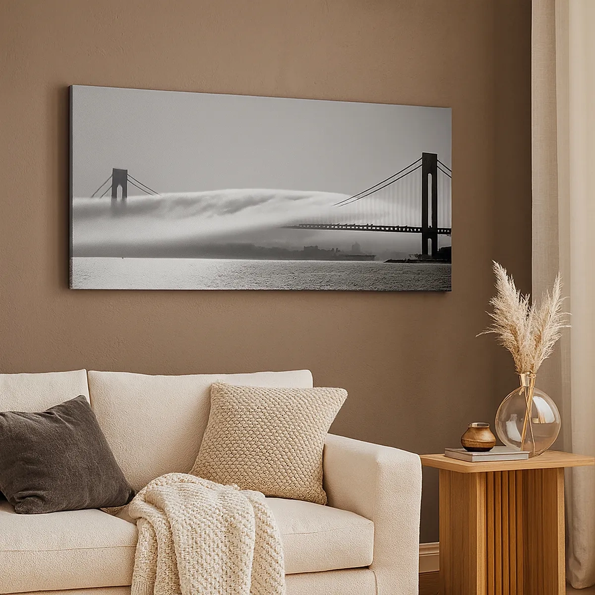 Tablou pe pânză - Să trecem prin Golden Gate - 30x30 cm