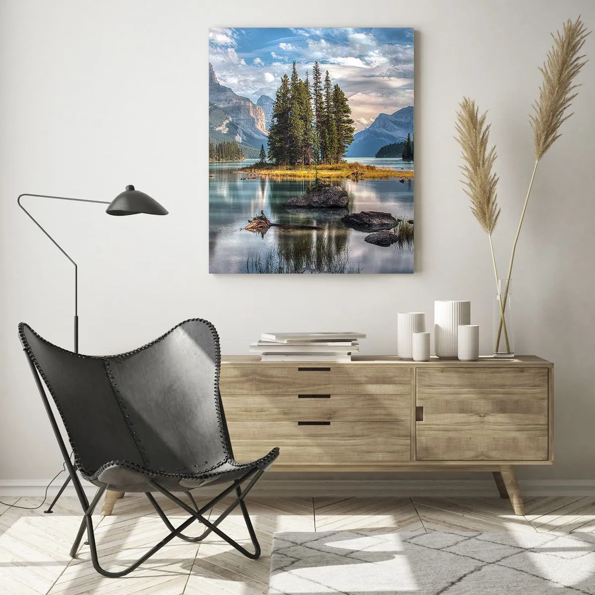 Tablou pe sticlă - La o apă mare și limpede… - 70x100 cm