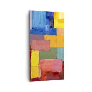 Tablou pe pânză - Fiecare diferită, toate colorate - 65x120 cm