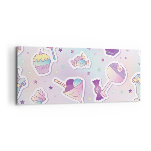 Tablou pe pânză - Să ai o zi de naștere în fiecare zi - 120x50 cm