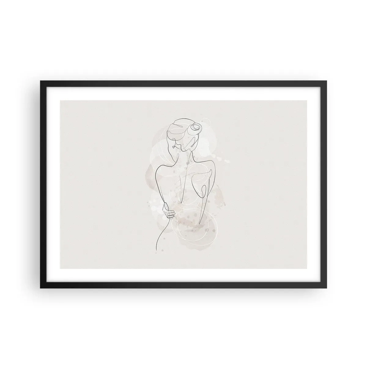 Poster în ramă neagră - Ca un instrument sensibil - 70x50 cm