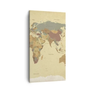 Tablou pe pânză - Pentru tine - întreaga lume - 45x80 cm