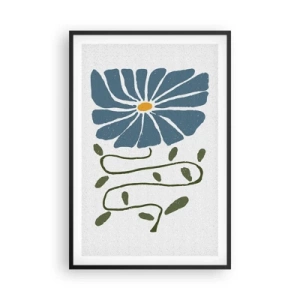 Poster în ramă neagră - De la creangă la floare - 61x91 cm