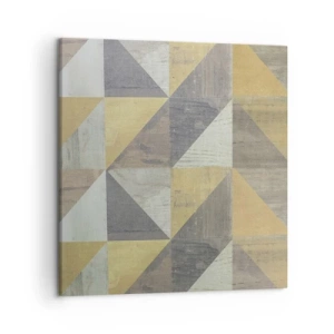 Tablou pe pânză - La unghiul triunghiului - 50x50 cm
