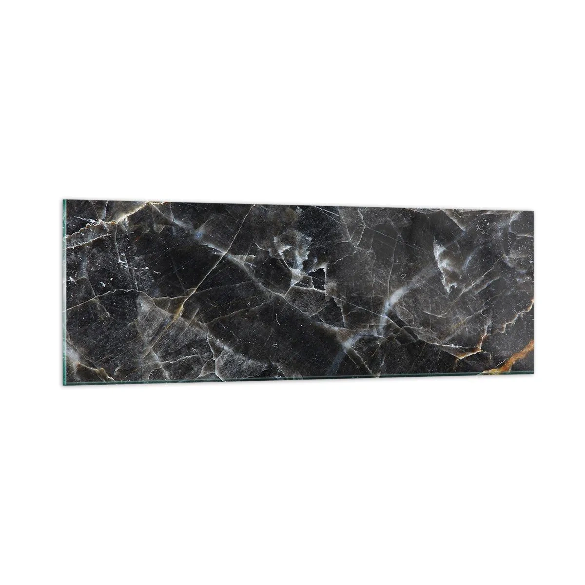 Tablou pe sticlă - Viața interioară a unei pietre - 90x30 cm