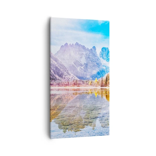 Tablou pe pânză - Iar în munți începe toamna - 55x100 cm