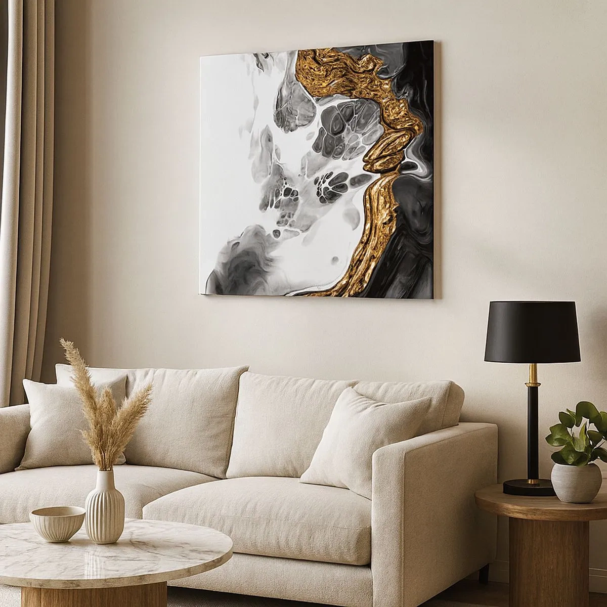 Tablou pe pânză - Compoziție organică - 30x30 cm