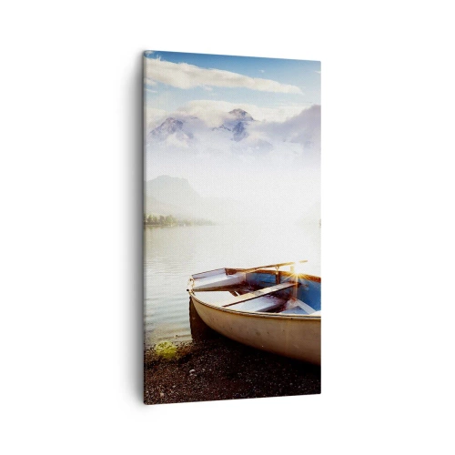 Tablou pe pânză - Peste apa mare și limpede - 45x80 cm