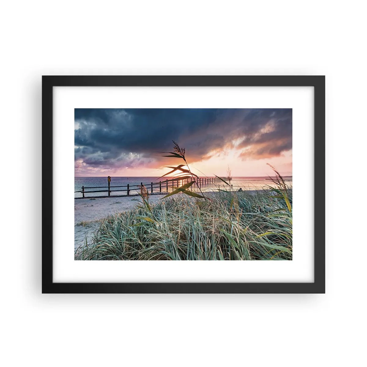 Poster în ramă neagră - Nu trece cu vântul - 40x30 cm