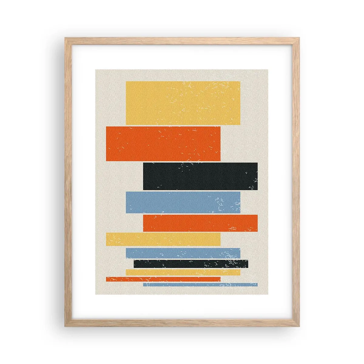 Poster în ramă de stejar deschis - Înregistrare muzicală - 40x50 cm