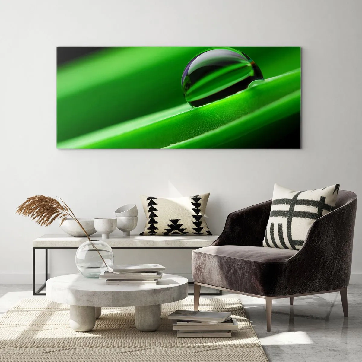 Tablou pe sticlă - Viața de aproape - 140x50 cm