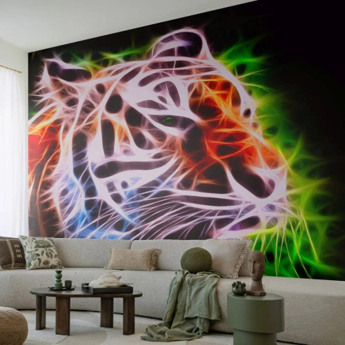 Tapet Autoadeziv Deluxe Sticker - Aură amenințătoare - Abstracția, Animale, Prădător - 300x210 cm