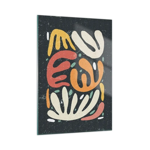 Tablou pe sticlă - Compoziție - te-am prins - 50x70 cm