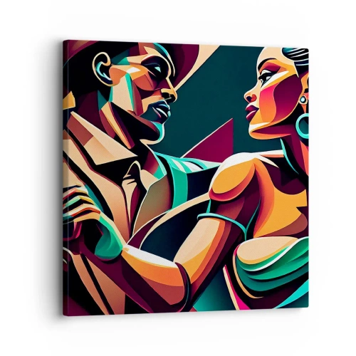 Tablou pe pânză - În ritmul inimii - 30x30 cm