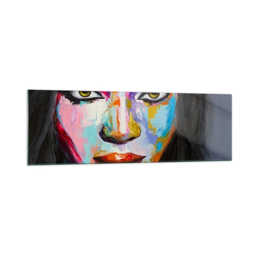Tablou pe sticlă - Nu-ți poți lua ochii de la - 160x50 cm