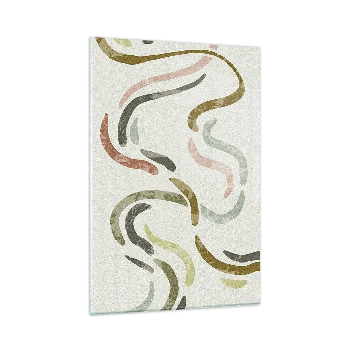 Tablou pe sticlă - Dansul vesel al abstracției - 80x120 cm