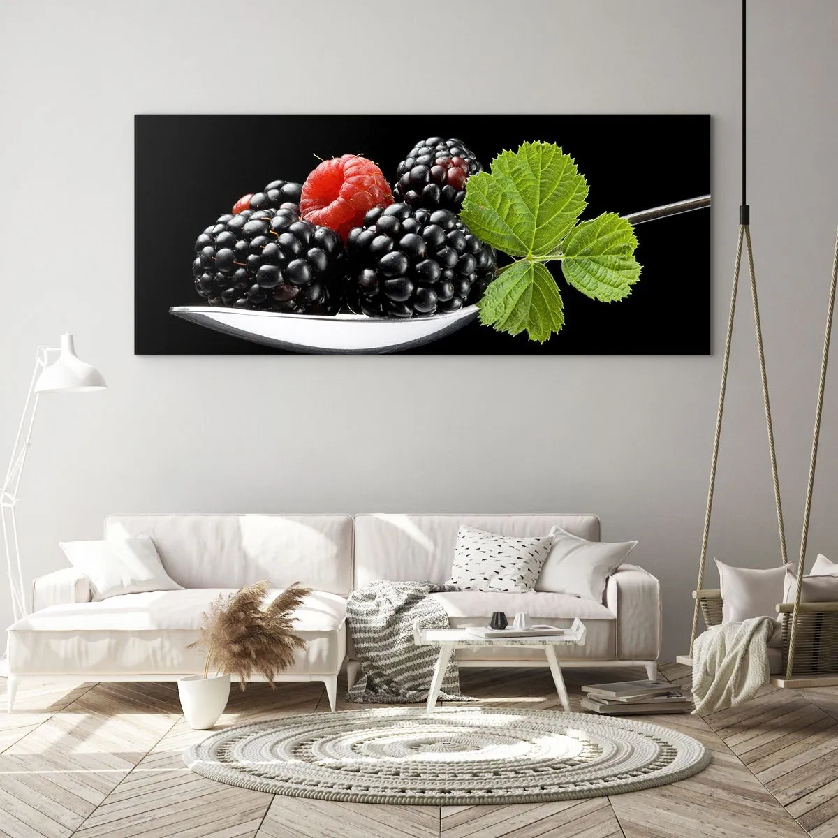 Tablou pe sticlă - Gustul prospețimii - 90x30 cm