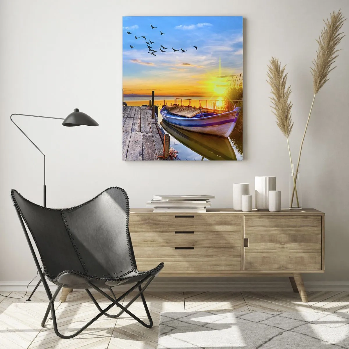Tablou pe sticlă - La revedere, până mâine - 50x70 cm
