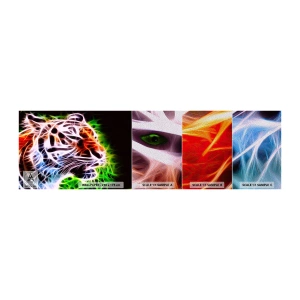 Mostră tapet Premium Sand - Aură amenințătoare - Abstracția, Animale, Prădător - 100x30 cm