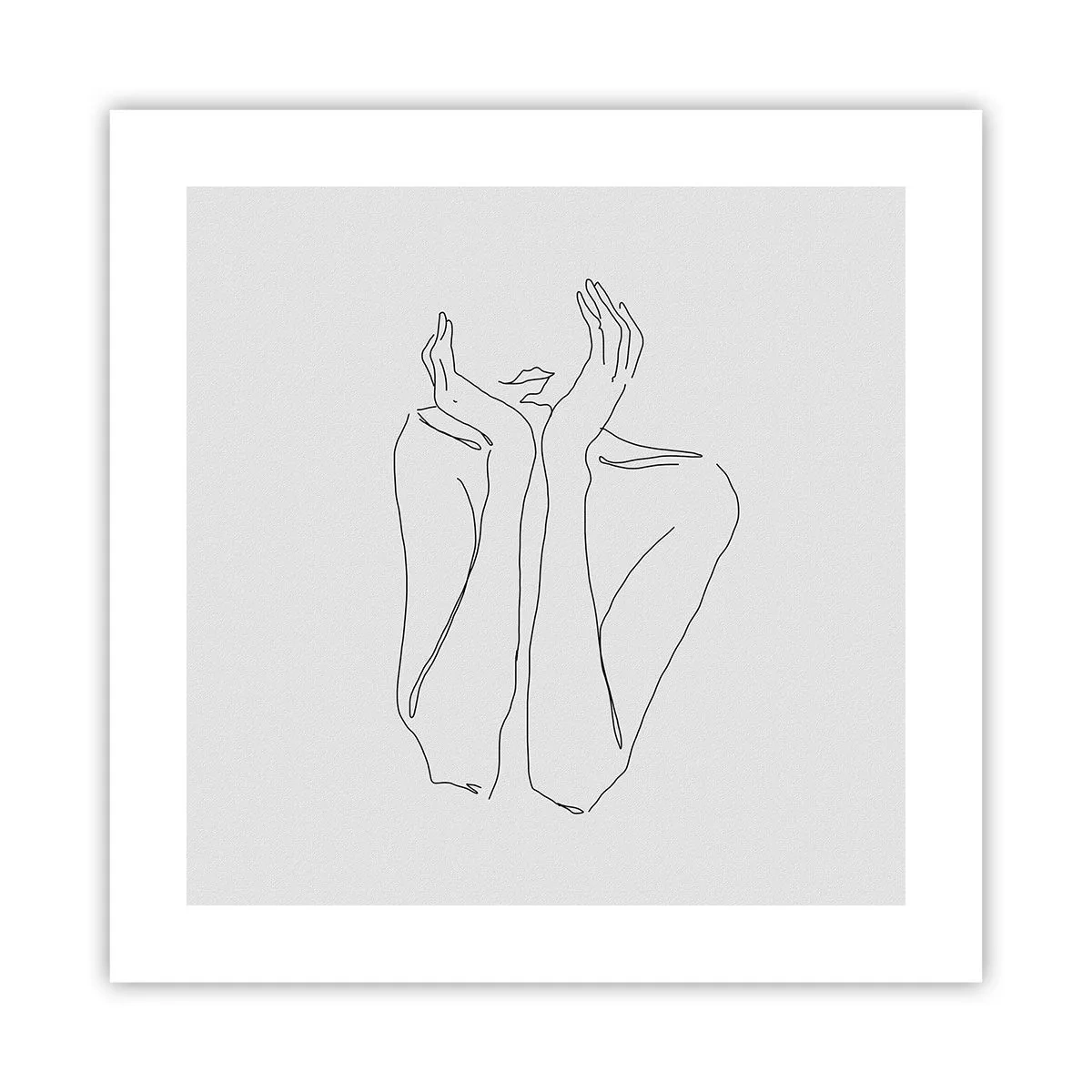 Poster - La ce visează fetele - 40x40 cm