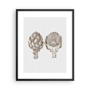 Poster în ramă neagră - Lecție de anatomie - 40x50 cm