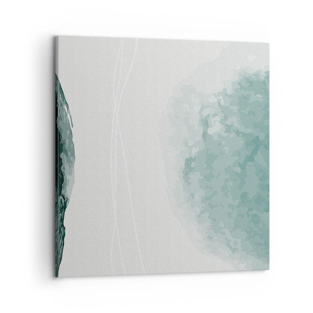 Tablou pe pânză - Întâlnire cu ceața - 50x50 cm