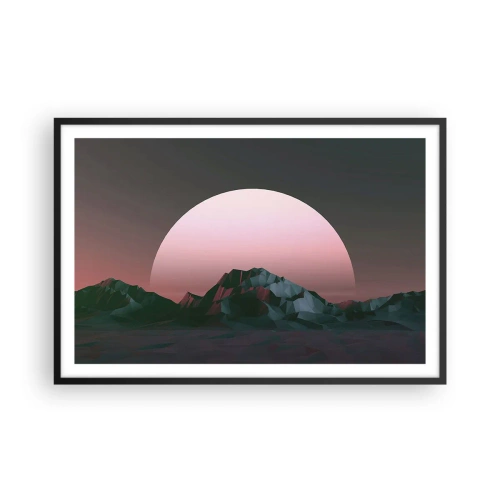 Poster în ramă neagră - Într-o galaxie învecinată - 91x61 cm