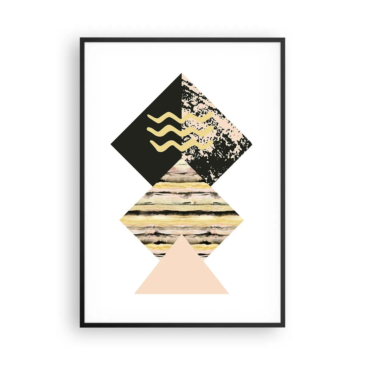 Poster în ramă neagră - Aparent simplu - 70x100 cm