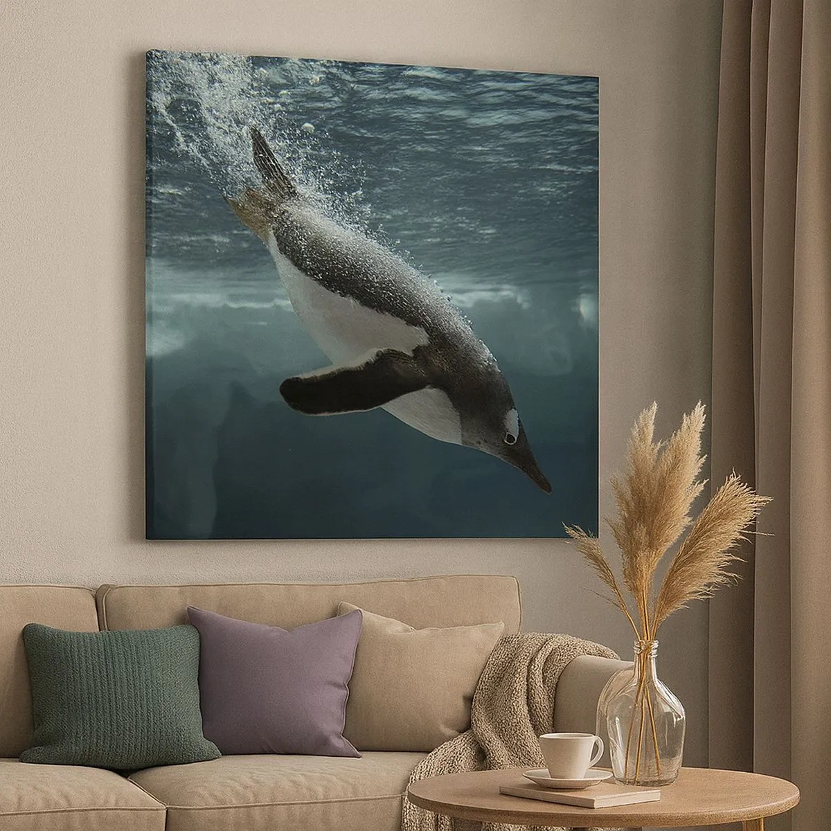 Tablou pe pânză - Bun venit în lumea mea - 30x30 cm