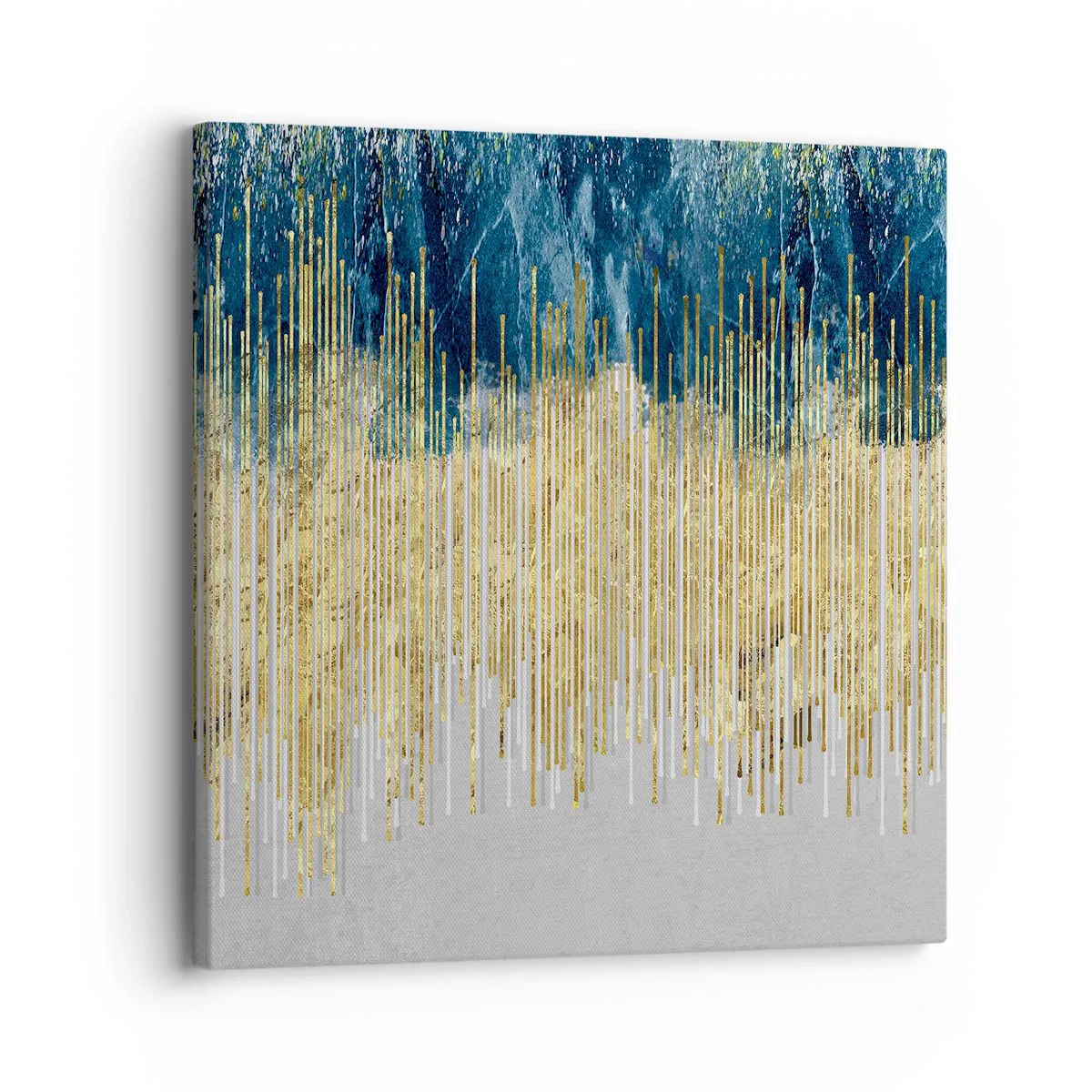 Tablou pe pânză - Granița aurită - 30x30 cm