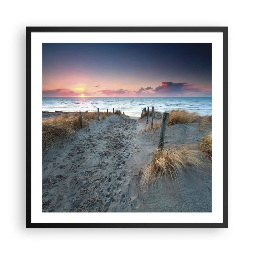 Poster în ramă neagră - Ai revărsat un curcubeu cu splendoare radiantă... - 60x60 cm