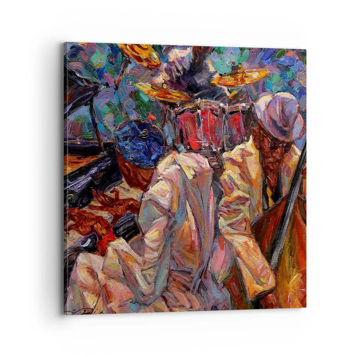 Tablou pe pânză - Într-un ritm - 70x70 cm