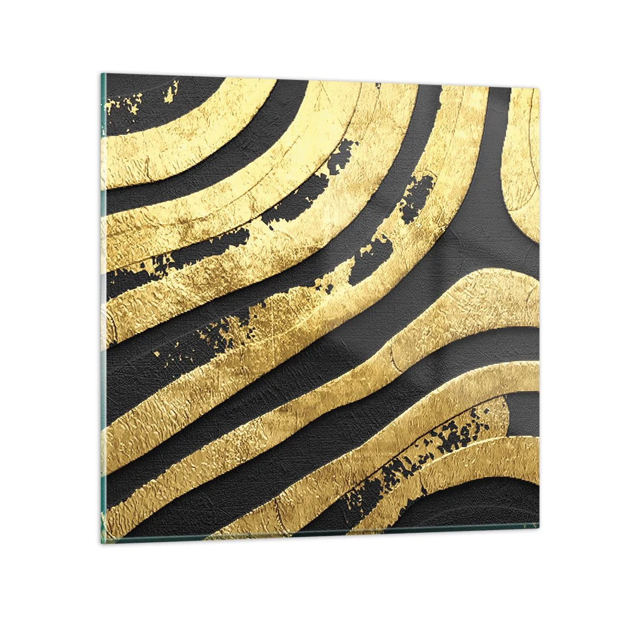 Tablou pe sticlă - Totul curge - 40x40 cm