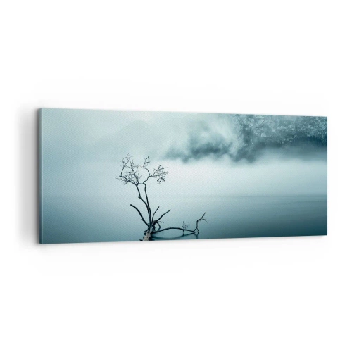 Tablou pe pânză - Din apă și ceață - 100x40 cm