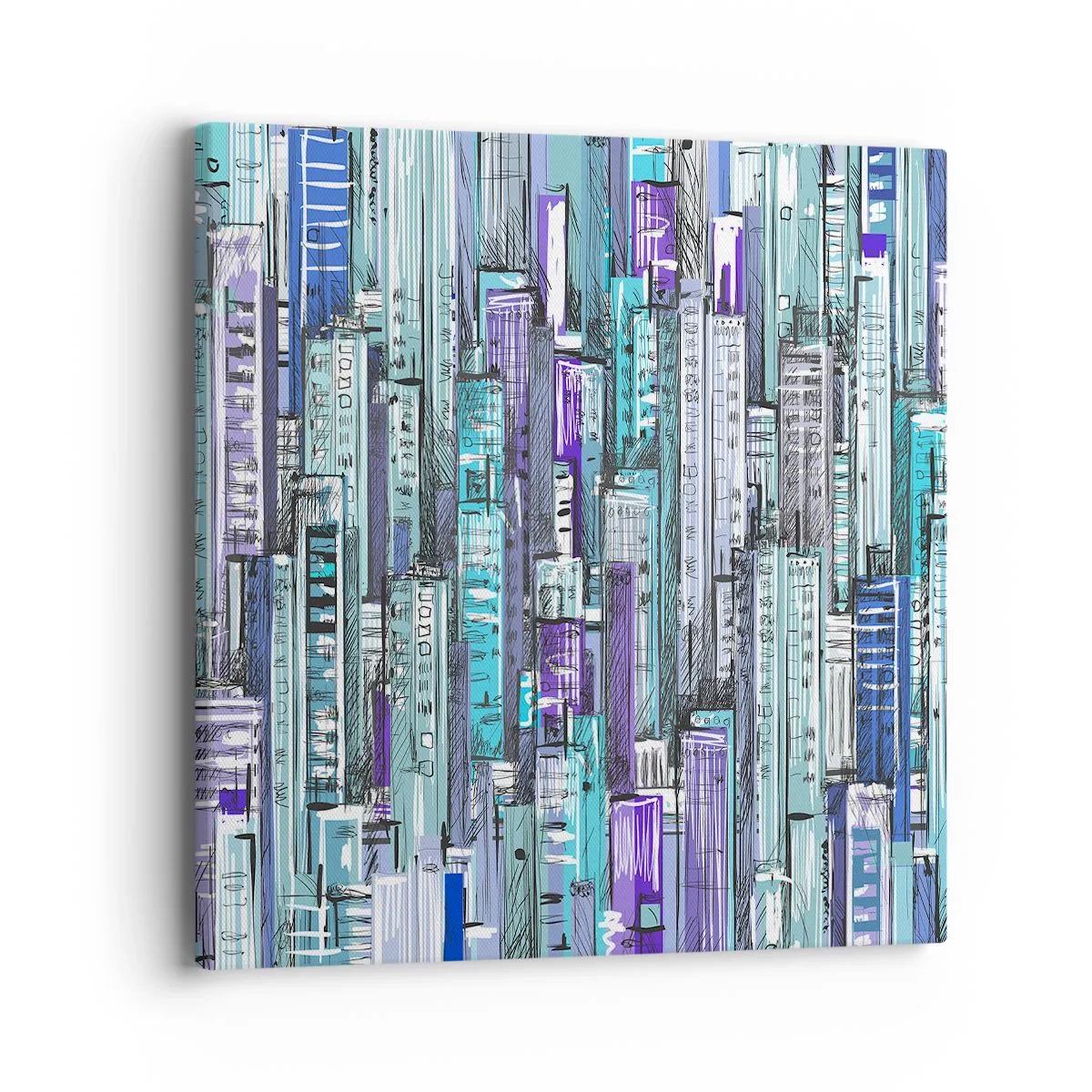 Tablou pe pânză - Albastru din cer - 40x40 cm