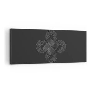 Tablou pe pânză - În spirit celtic - 100x40 cm