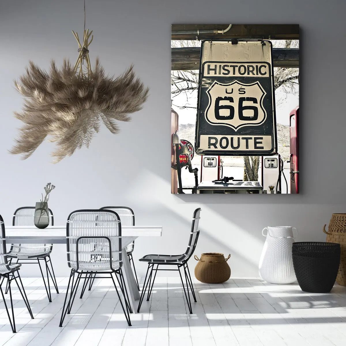Tablou pe pânză - O călătorie americană retro - 50x70 cm