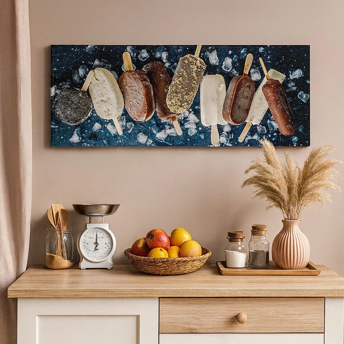 Tablou pe pânză - Gustul unei veri fierbinți - 100x40 cm