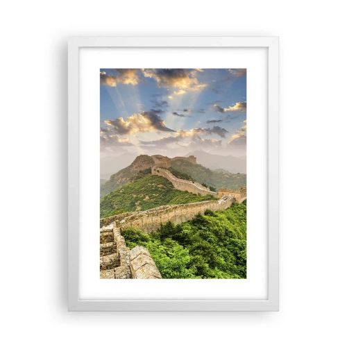 Poster în ramă albă - Măreția netrecătoare - 30x40 cm