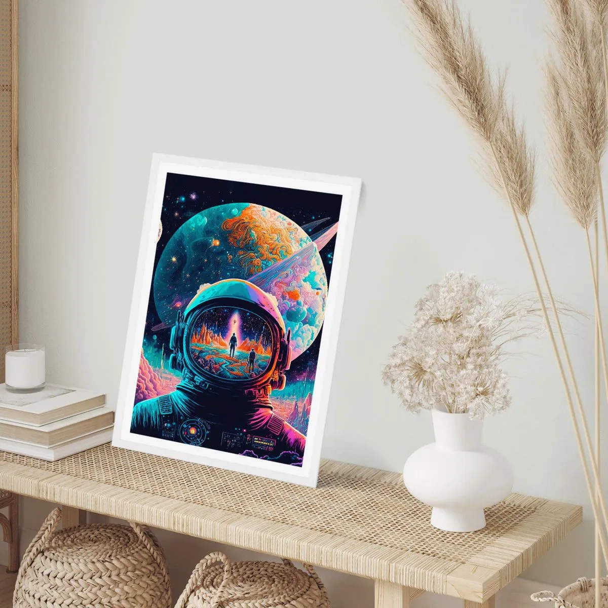 Poster în ramă albă - Visul nevisat al filozofiilor - 40x50 cm