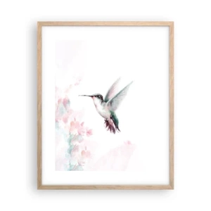 Poster în ramă de stejar deschis - Oprit în mișcare - 40x50 cm