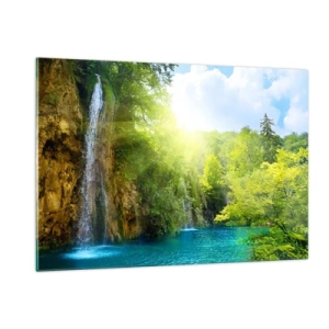 Tablou pe sticlă - Trebuie să fie Edenul - 120x80 cm