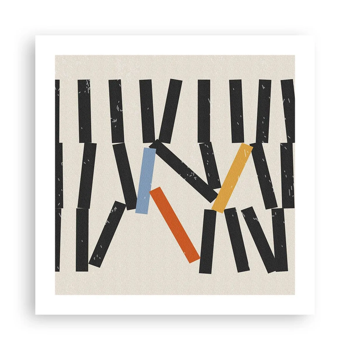 Poster - Domino - compoziție - 50x50 cm