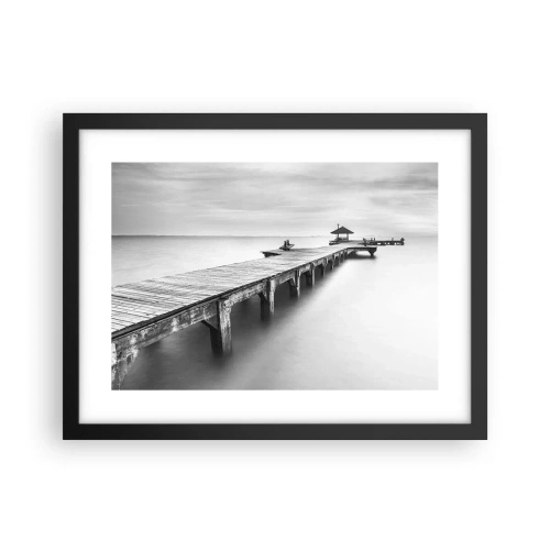 Poster în ramă neagră - În depărtare - 40x30 cm