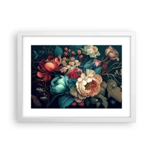 Poster în ramă albă - Farmecul secolului al XIX-lea - 40x30 cm