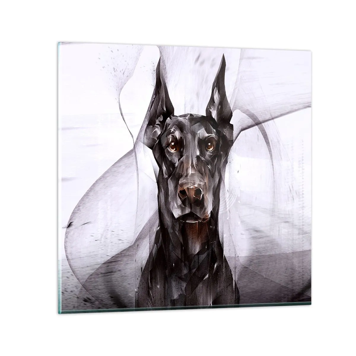 Tablou pe sticlă - Născut cu noblețe - 30x30 cm