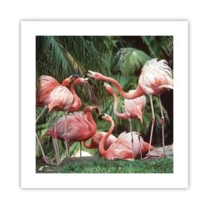 Poster - Bârfa de după-amiază - 40x40 cm