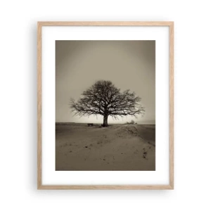 Poster în ramă de stejar deschis - De aici până în veșnicie - 40x50 cm